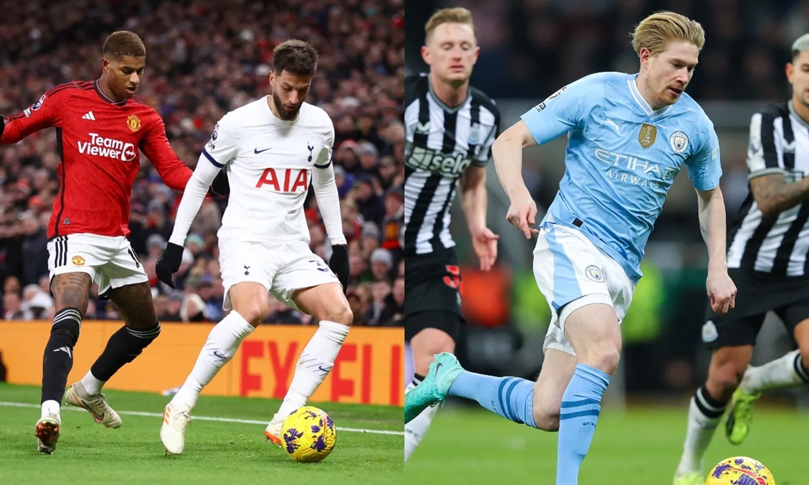 Lịch thi đấu Ngoại hạng Anh vòng 6: MU vs Tottenham | Newcastle vs Man City