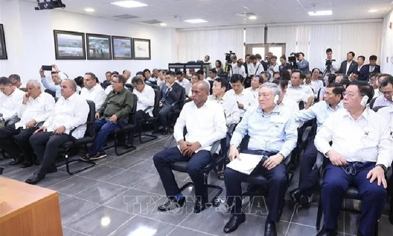 Tổng Bí thư, Chủ tịch nước Tô Lâm thăm Khu chế xuất thương mại tự do đầu tiên của Cuba