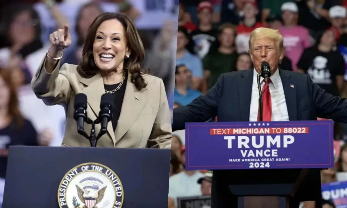 Bà Kamala Harris dẫn trước ông Donald Trump tại bang chiến địa Michigan