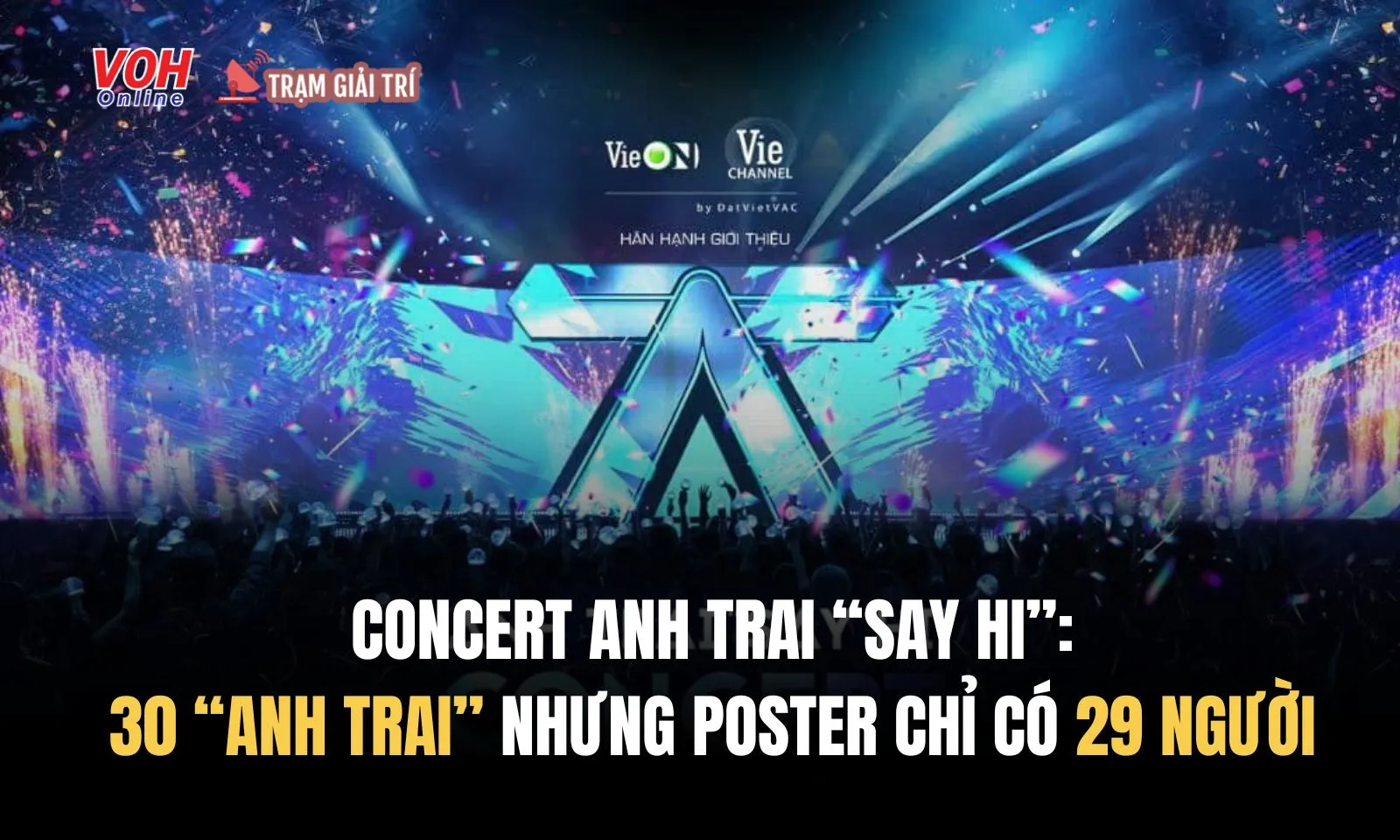 Concert Anh Trai “Say Hi” gây tranh cãi vì poster “vắng bóng” Công Dương