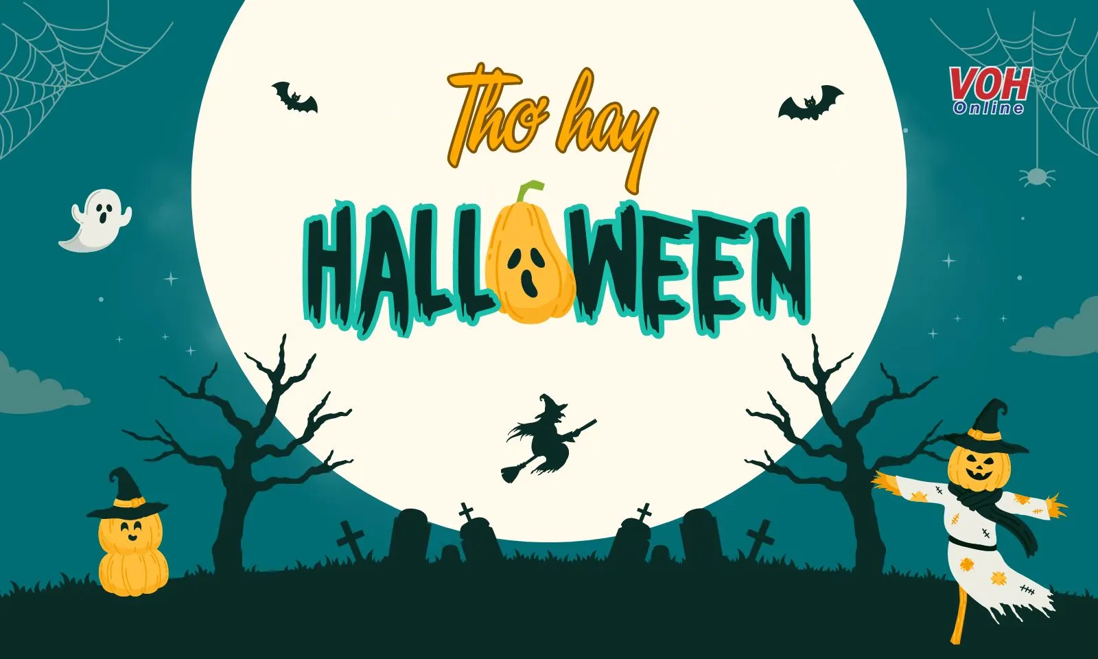 Tổng hợp 20 bài thơ Halloween hay, đầy ma mị và thú vị