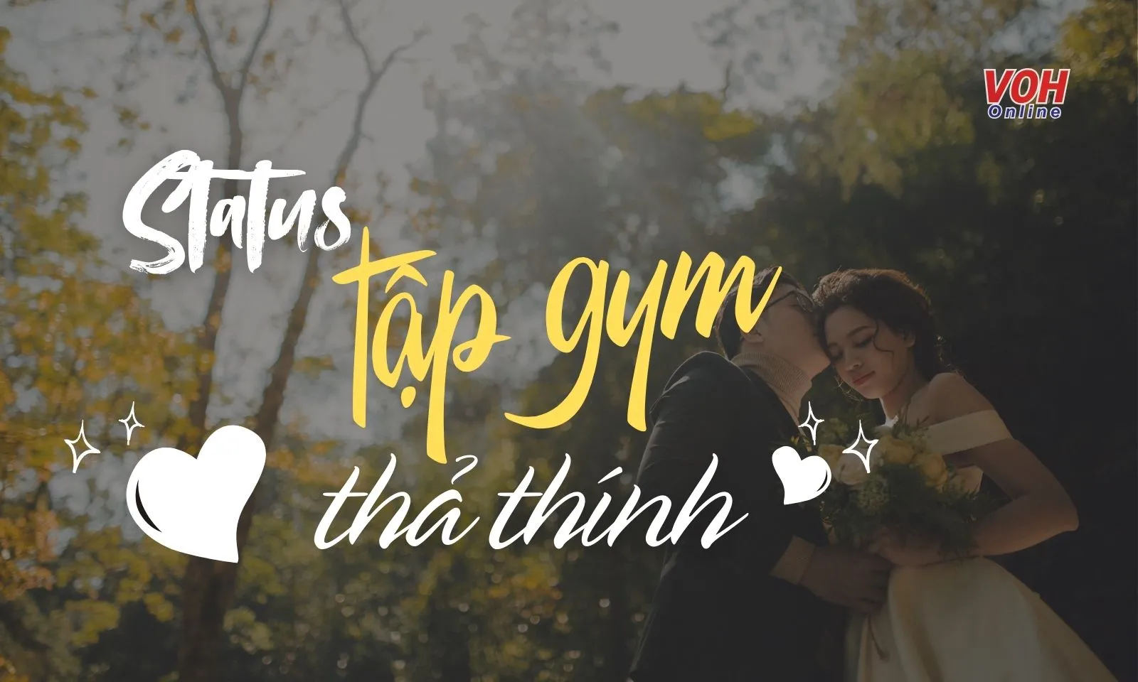 30+ stt gym thả thính hài hước, bá đạo và duyên dáng