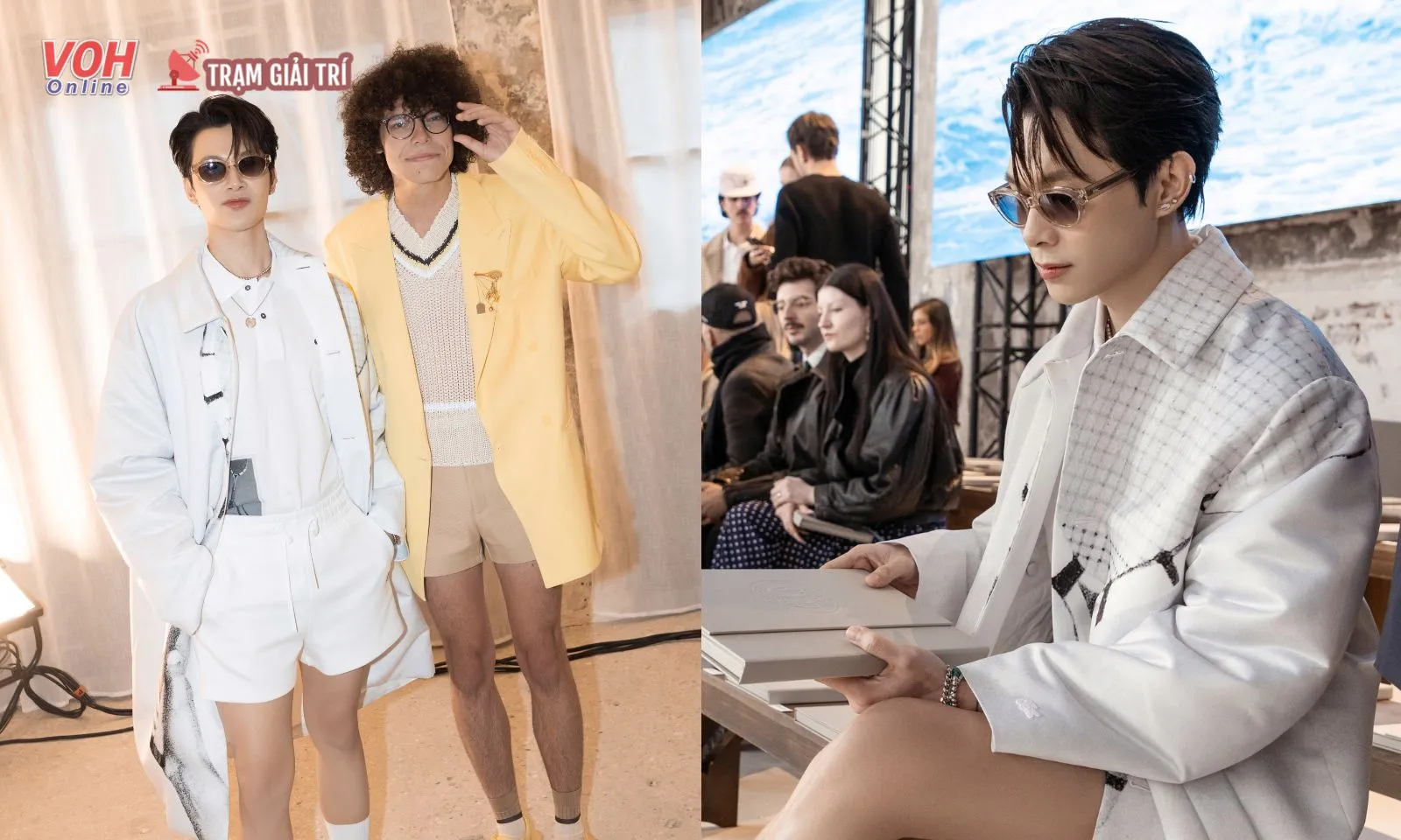 Vừa kết thúc concert Anh Trai Say Hi, Anh Tú Atus đã vội đến Paris Fashion Week làm nam thần