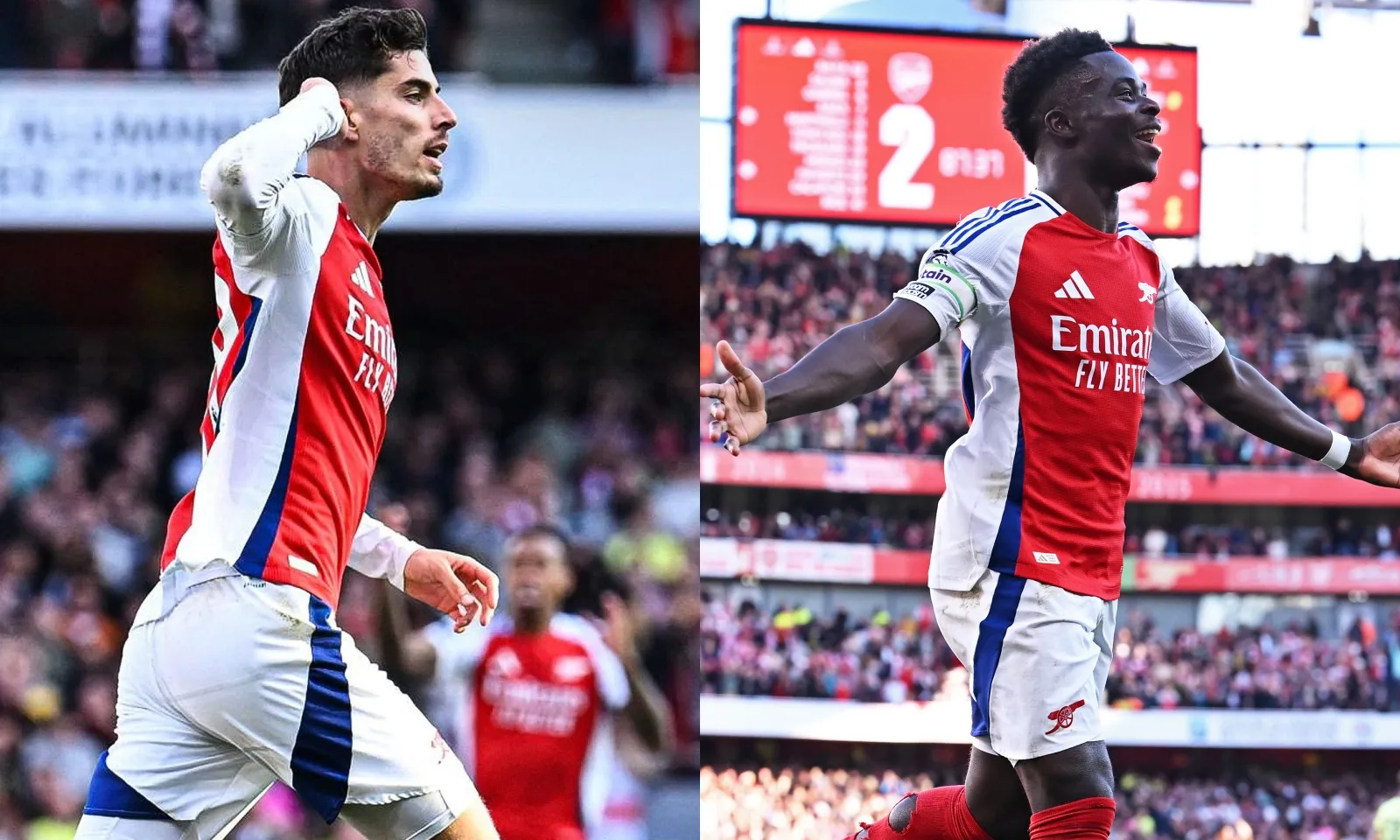 Song tấu Havertz - Saka thăng hoa, Arsenal ngược dòng hạ gục Southampton