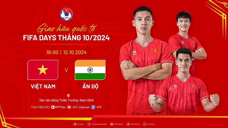 Tuyển Việt Nam chỉ có một trận giao hữu trong dịp FIFA Days tháng 10/2024 - Ảnh: VFF