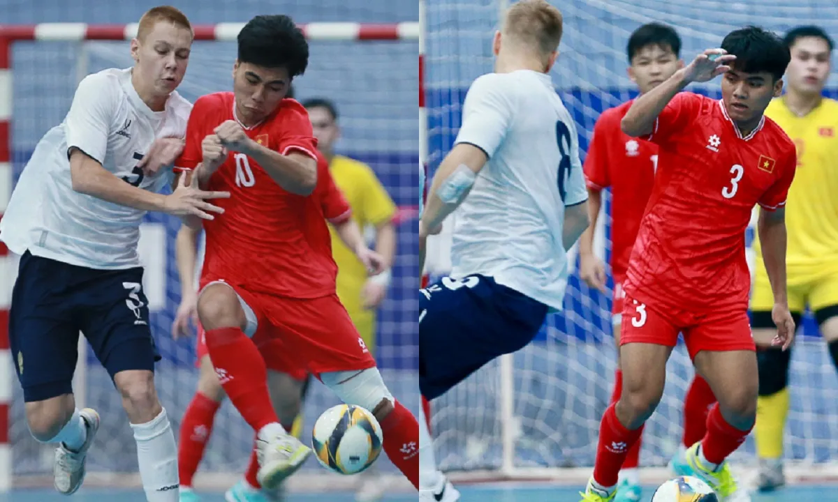 U19 futsal Việt Nam ngược dòng không cho U19 futsal Nga đòi nợ