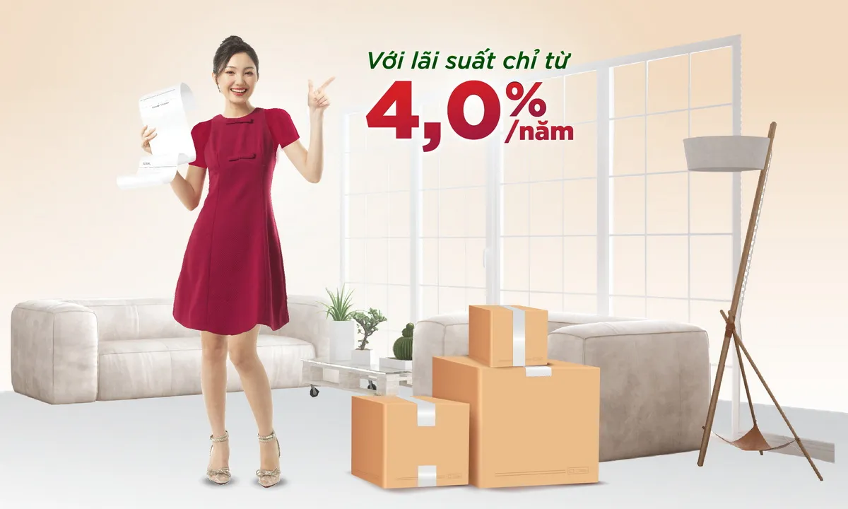 Agribank ưu đãi vay vốn chỉ từ 4,0%/năm đối với khách hàng cá nhân hoạt động sản xuất kinh doanh