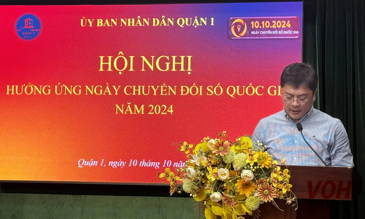 Quận 1: 100% Khu phố có Tổ công nghệ số cộng đồng