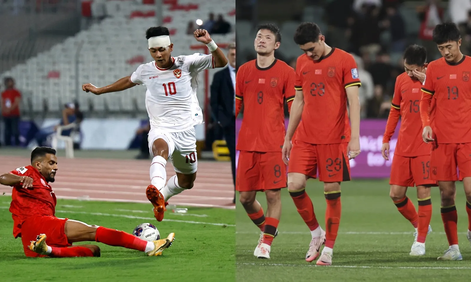 Kết quả Vòng loại World Cup khu vực châu Á: Indonesia mất điểm tức tưởi | Tủi hổ Trung Quốc