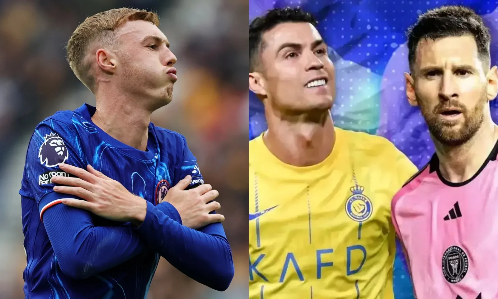 Palmer chọn thần tượng giữa Ronaldo và Messi: Tôi mơ thành anh ấy từ bé