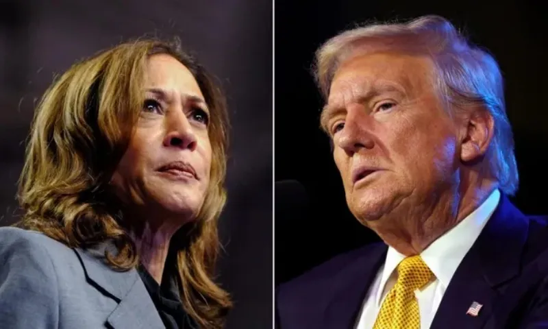 Bầu cử Mỹ: Ông Trump và bà Harris bám đuổi căng thẳng từng điểm 