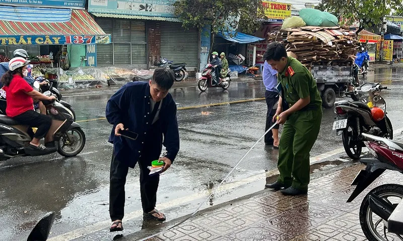 hiện trường tai nạn giao thông 2