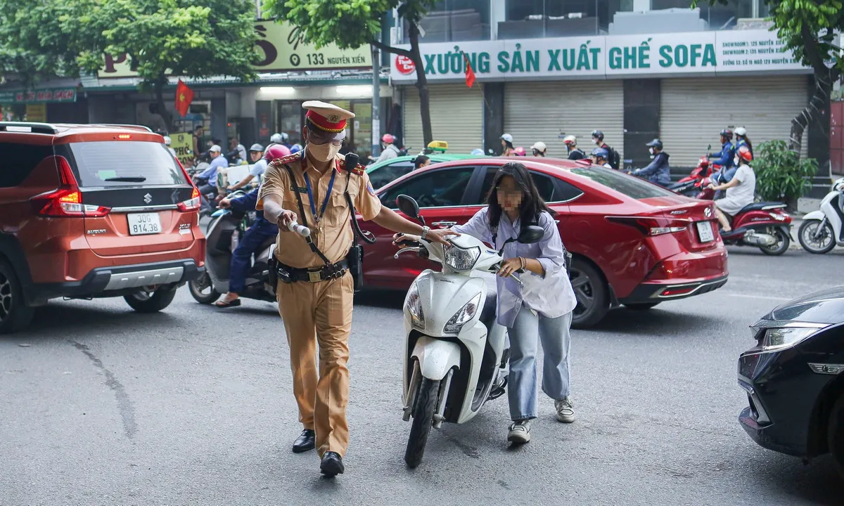 Công an huyện Đông Anh (Hà Nội): 58 trường hợp học sinh vi phạm Luật Giao thông chỉ trong 7 ngày