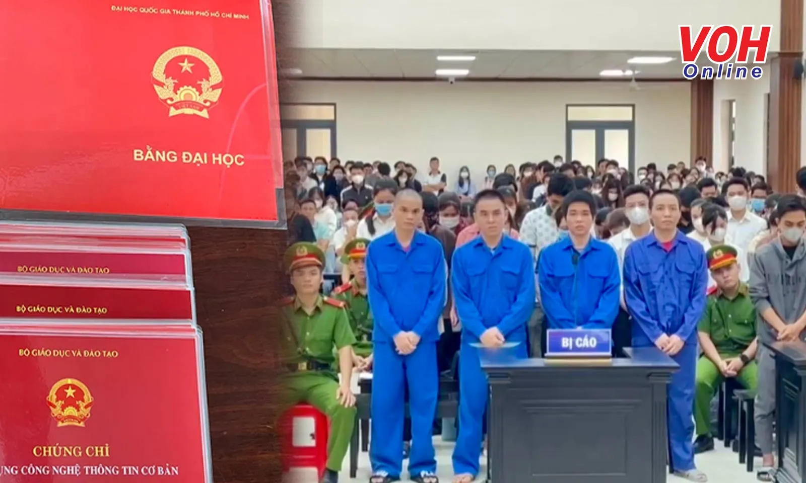 Xét xử 61 bị cáo làm hơn 1.000 bằng, chứng chỉ đại học giả