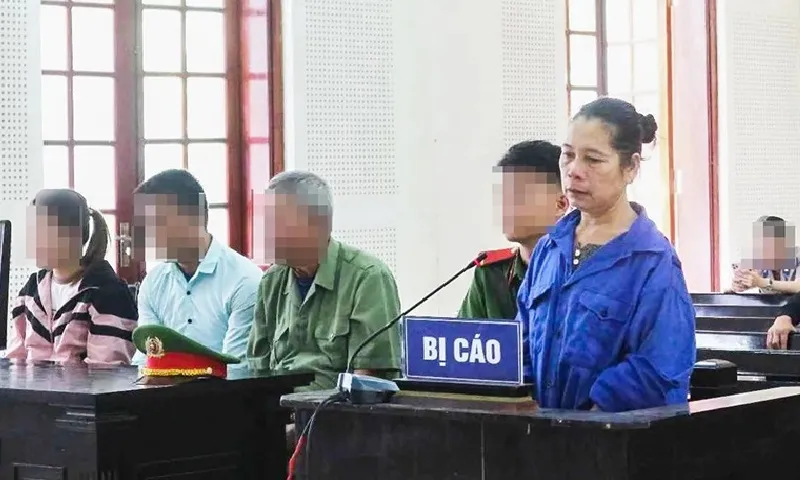 Xét xử người vợ đâm chết chồng say rượu, hai con xin giảm án cho mẹ