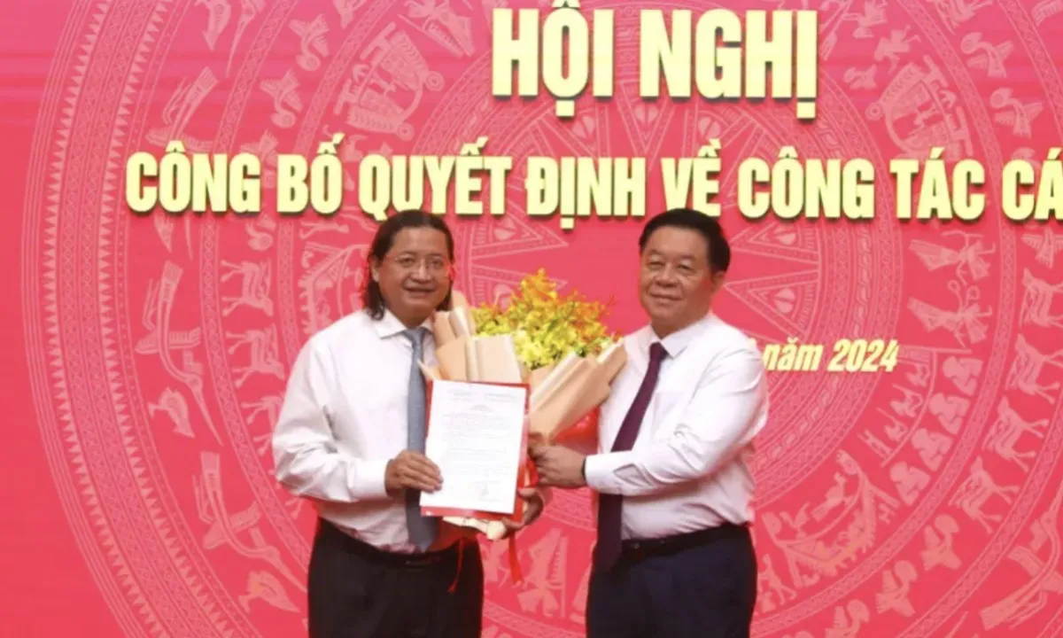 Ông Nguyễn Minh Nhựt giữ chức phó giám đốc Sở Văn hóa và Thể thao TPHCM