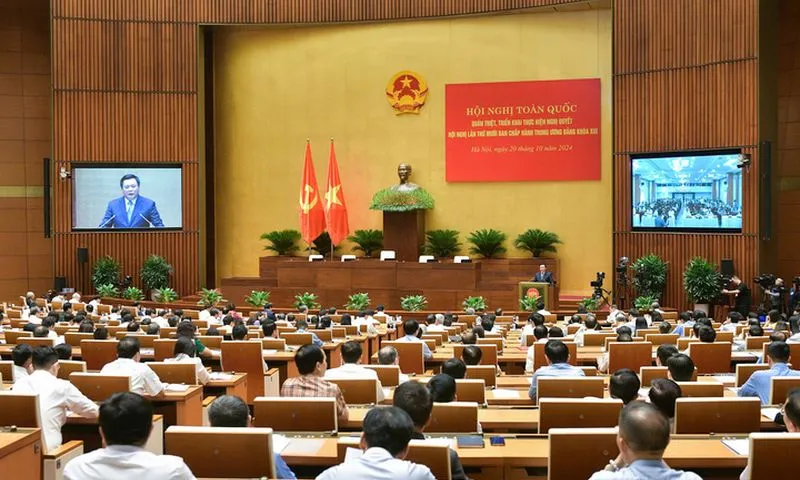 Hơn 1,2 triệu người tham dự hội nghị triển khai Nghị quyết Trung ương 10