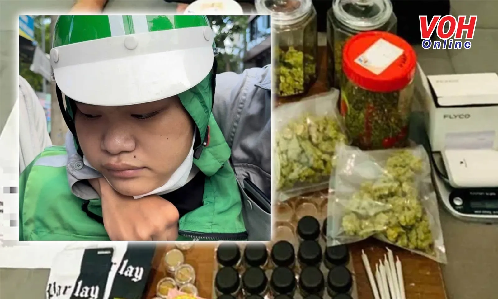 Sinh viên đóng giả xe ôm đi giao ma túy, nhưng không qua mắt được công an