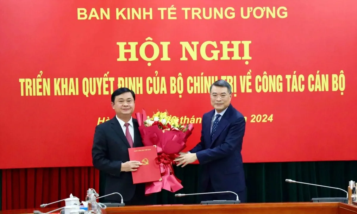 Bí thư Nghệ An làm phó trưởng Ban Kinh tế Trung ương