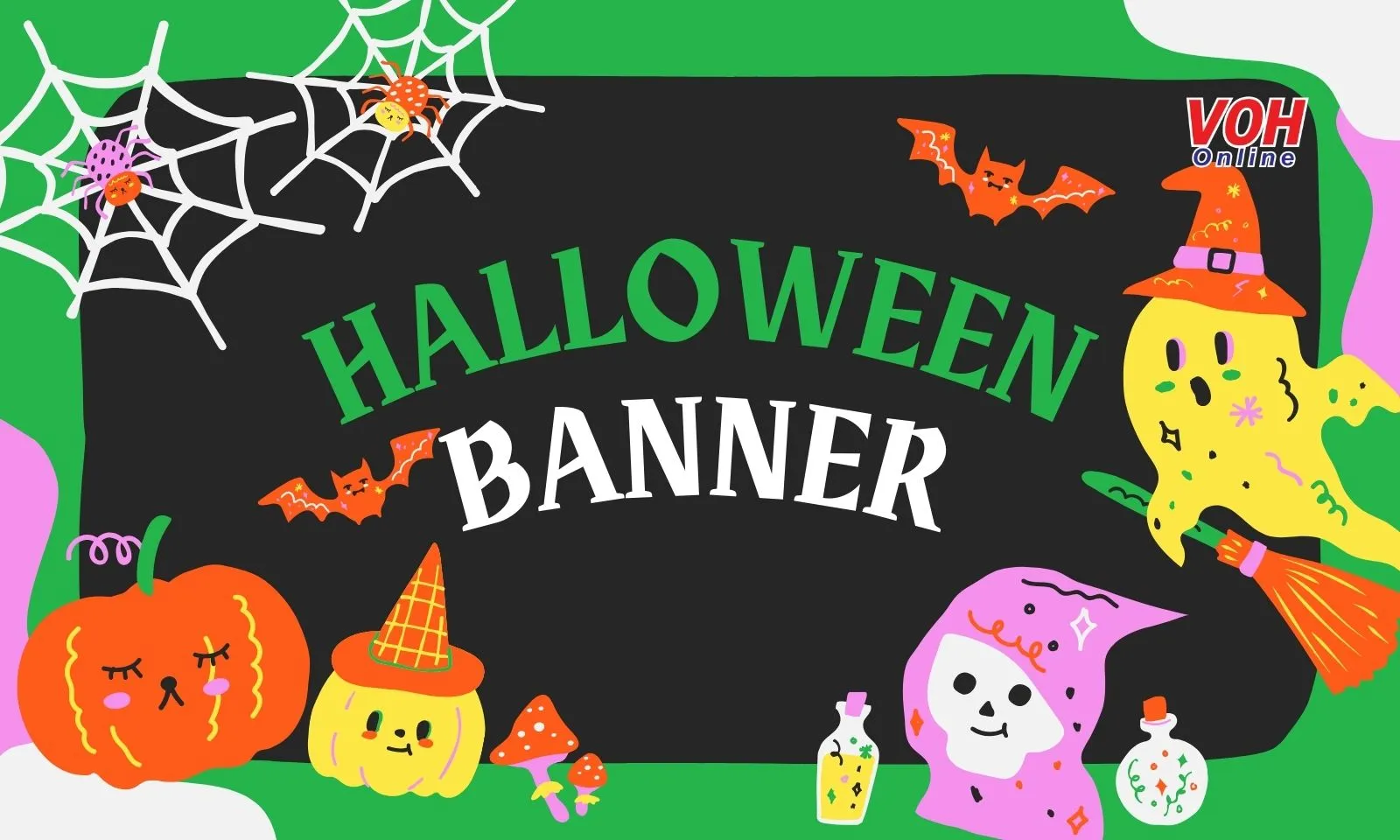 Những mẫu banner Halloween đẹp và độc đáo