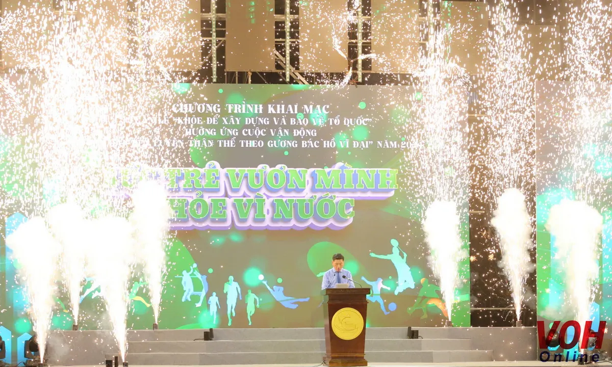 TPHCM khai mạc tuần lễ Khỏe để xây dựng và bảo vệ Tổ quốc”
