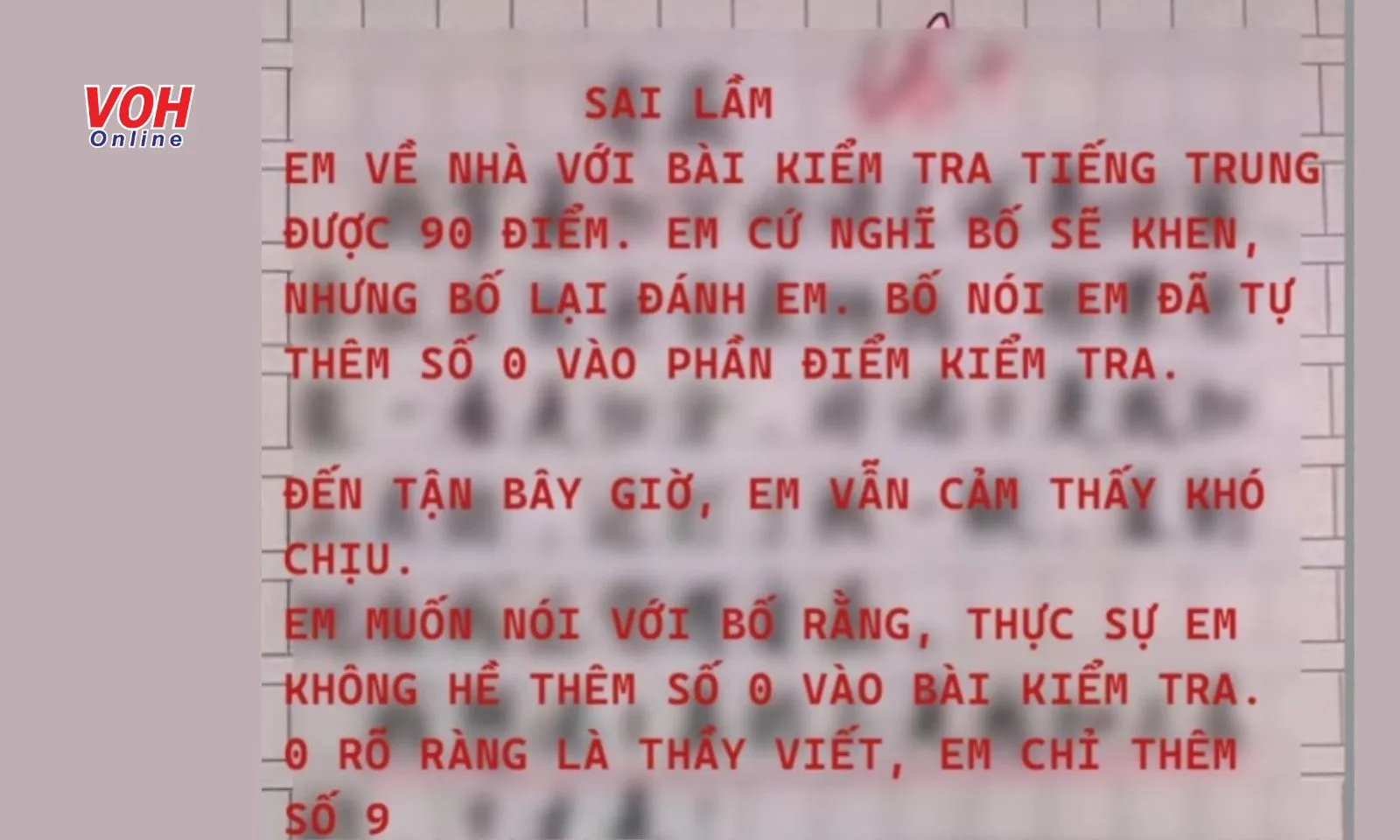 Bài văn “kể tội” lần bị bố đánh của cậu bé khiến dân mạng bật cười vì quá chân thật