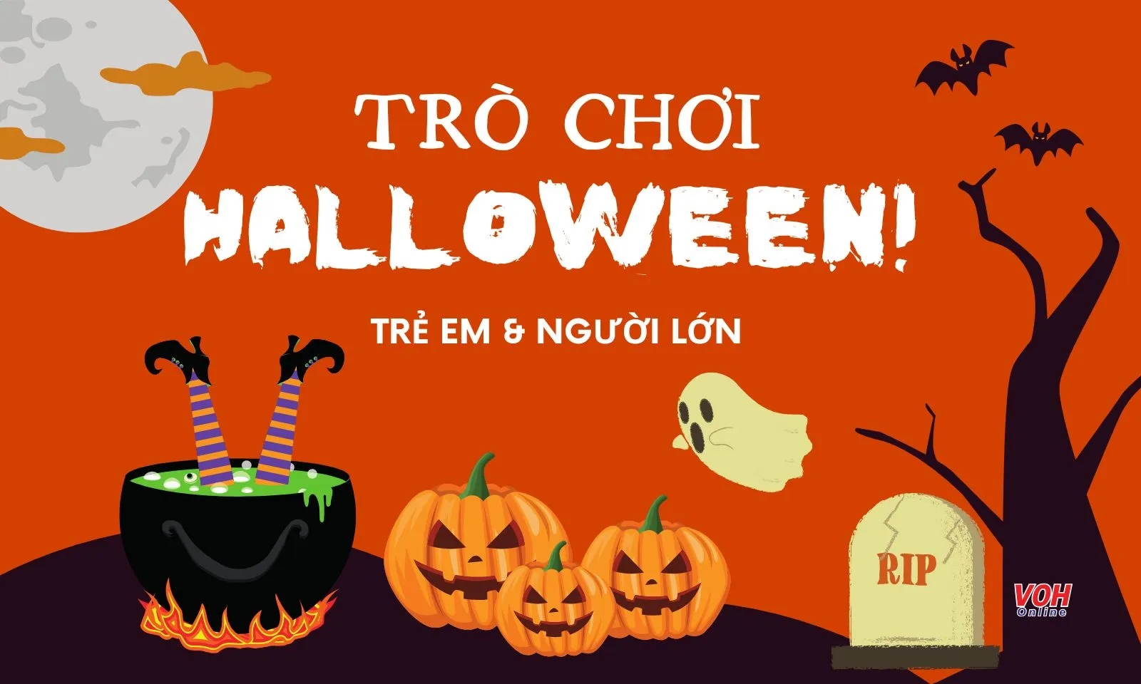 27 trò chơi Halloween thú vị dành cho mọi lứa tuổi