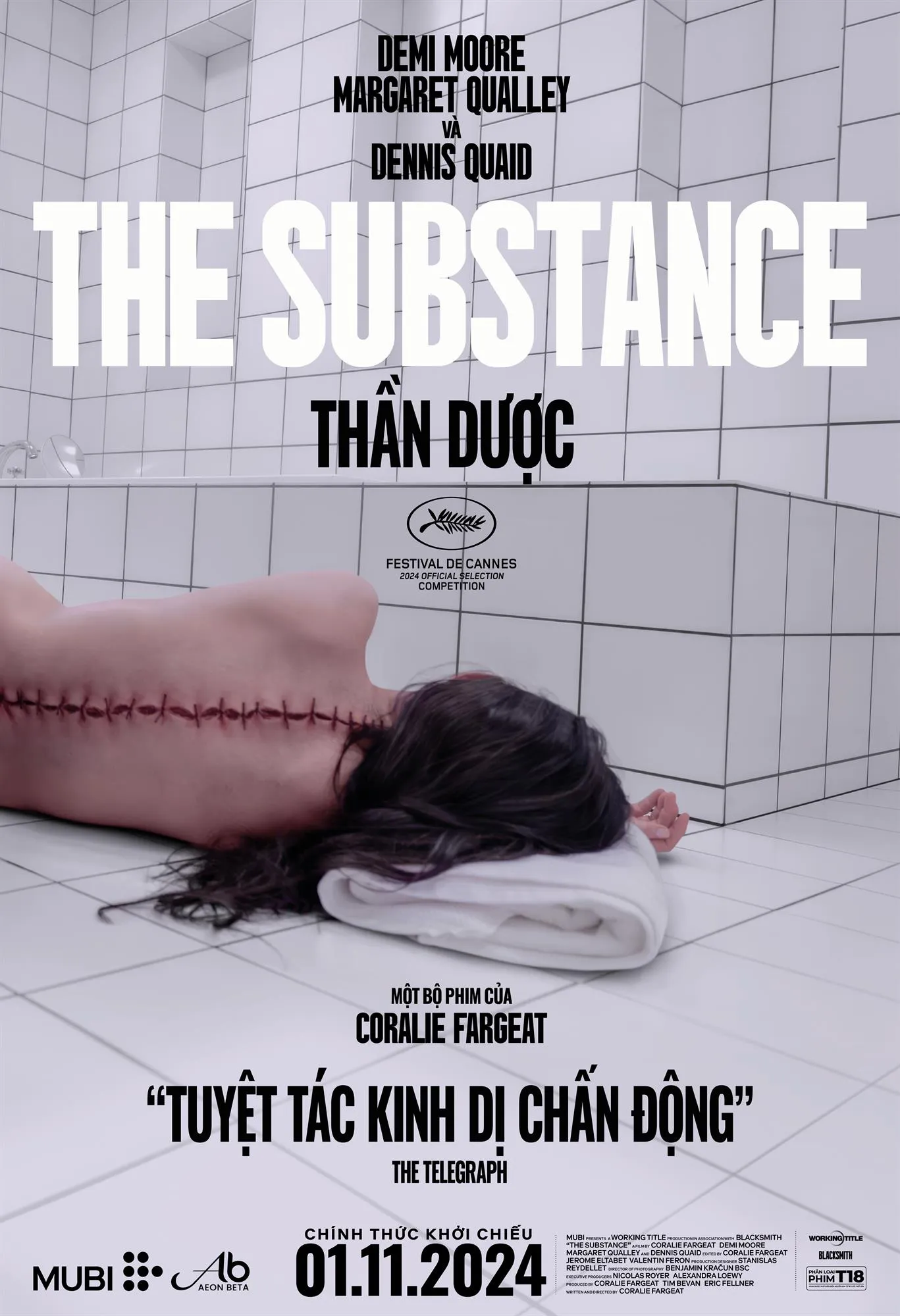 Báo chí - Official Poster The Substance