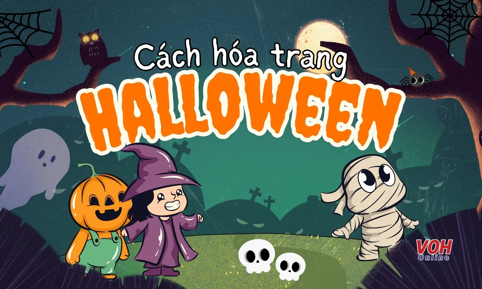 Top 20+ cách hóa trang Halloween mới lạ, độc đáo và kinh dị