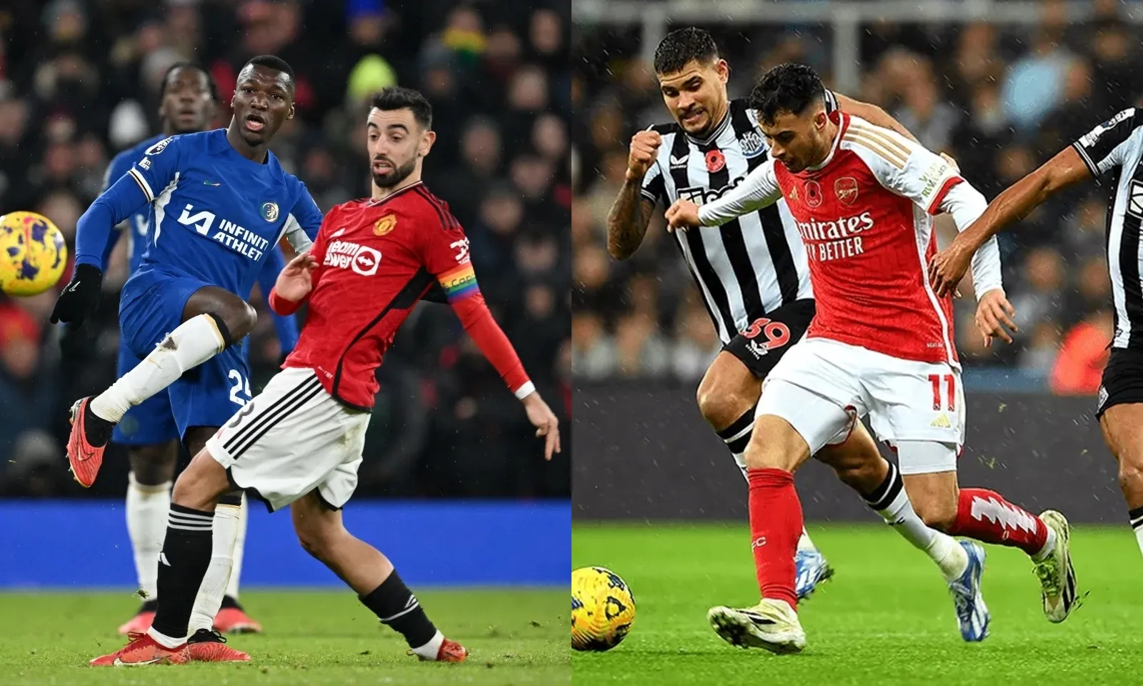 Lịch thi đấu Ngoại hạng Anh vòng 10: MU vs Chelsea | Newcastle vs Arsenal