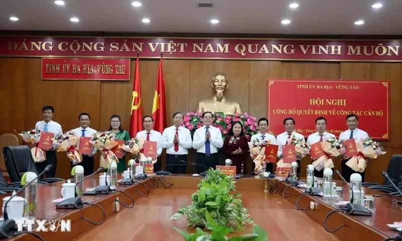 Nhiều vị trí cán bộ lãnh đạo, quản lý mới được điều động, bổ nhiệm tại Bà Rịa-Vũng Tàu