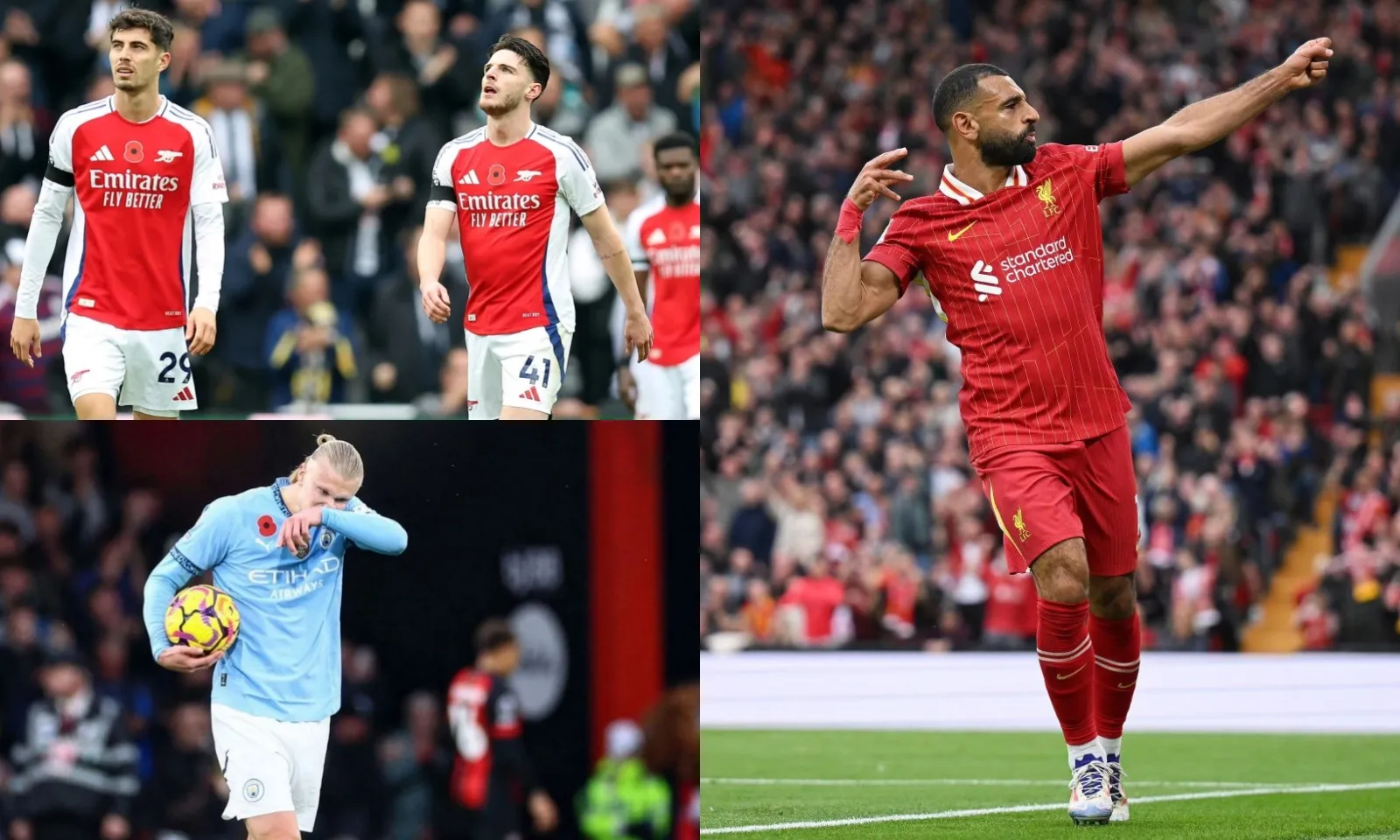 Kết quả Ngoại hạng Anh: Arsenal cùng Man City ngã ngựa | Liverpool ngư ông đắc lợi