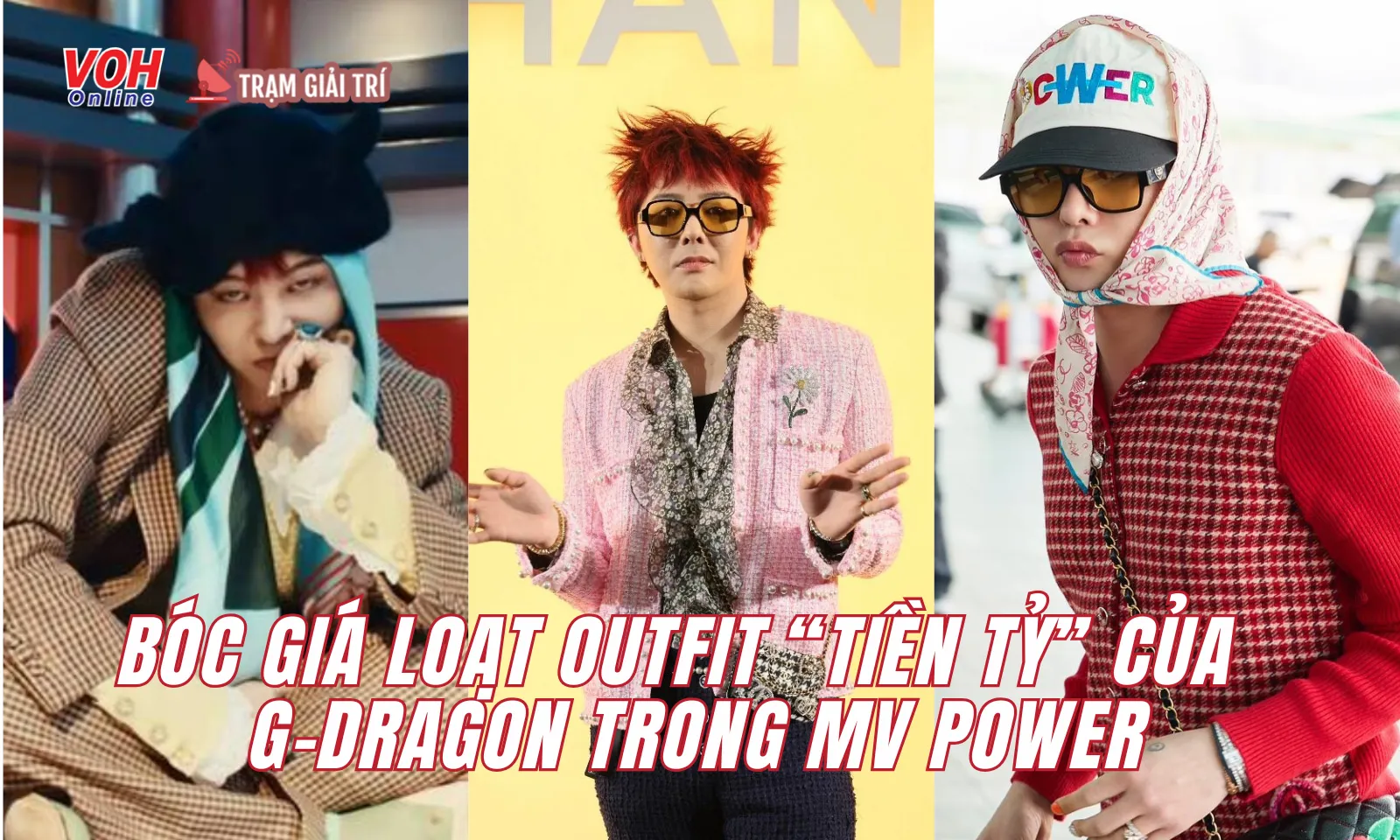 Ngoài outfit tiền tỷ trong MV POWER, G-Dragon còn gây choáng vì loạt đồ này