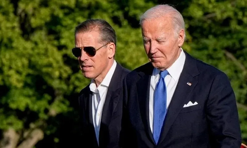 Tổng thống Biden không có ý định ân xá cho con trai 