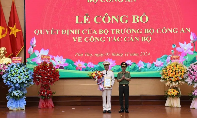 Đại tá Nguyễn Quốc Vương làm phó giám đốc Công an tỉnh Phú Thọ