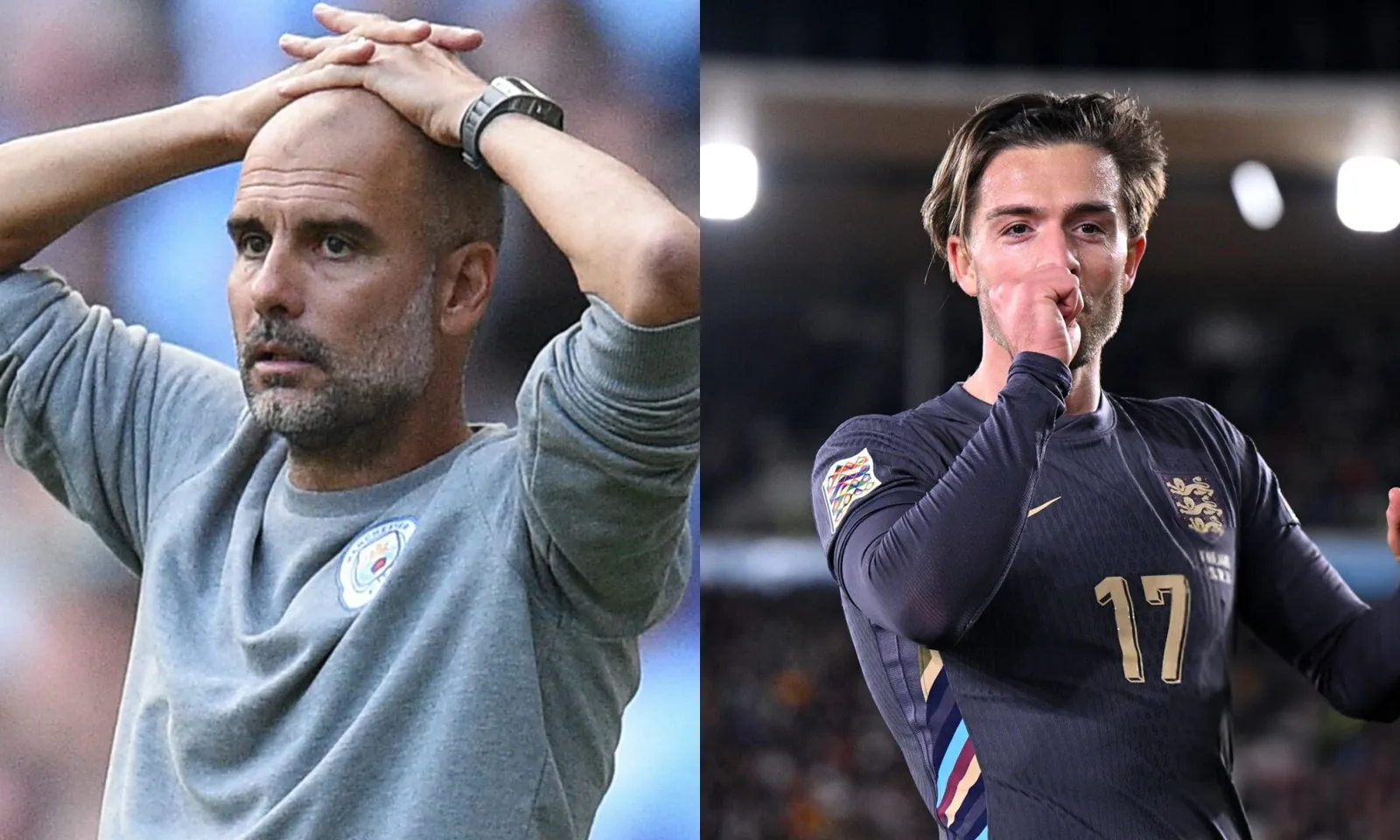 Pep Guardiola nổi cáu vì Jack Grealish  