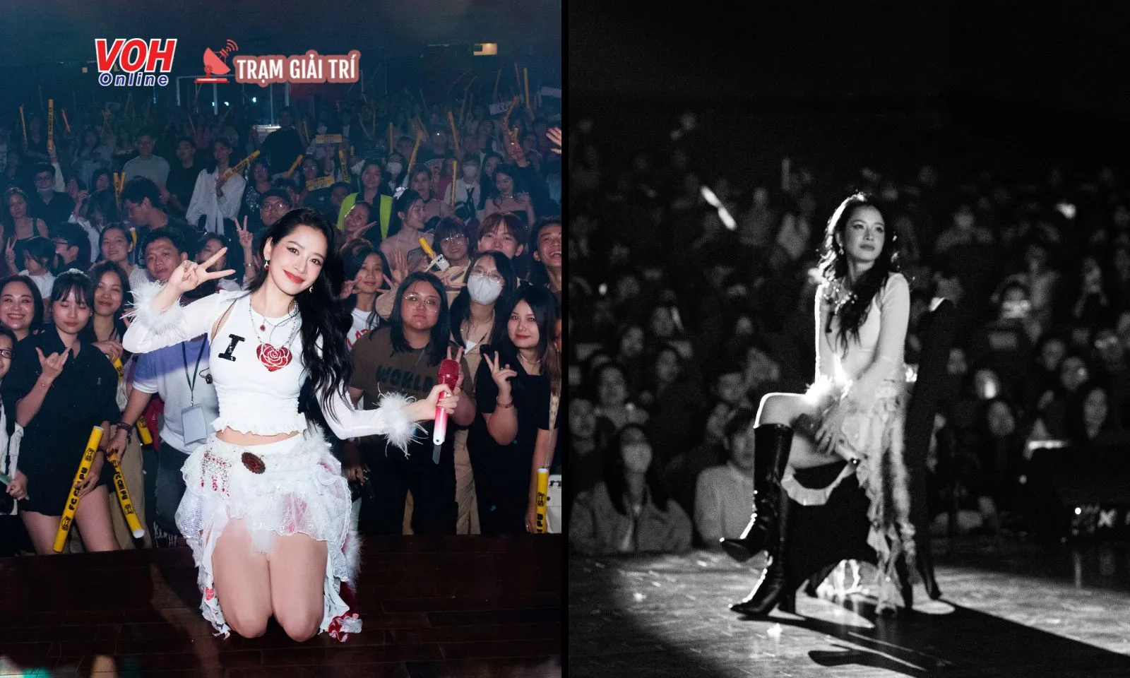 Chi Pu bật khóc tại fan meeting đầu tiên trong sự nghiệp