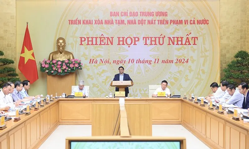 Thủ tướng Phạm Minh Chính phát biểu tại phiên họp Ban chỉ đạo