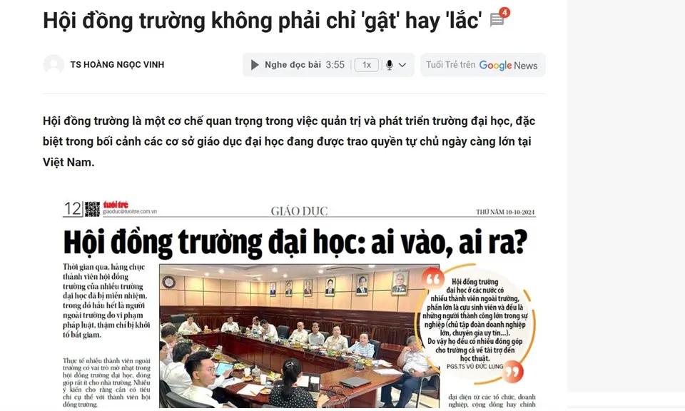Phó Thủ tướng yêu cầu chấn chỉnh tình trạng hội đồng trường hoạt động kém hiệu quả