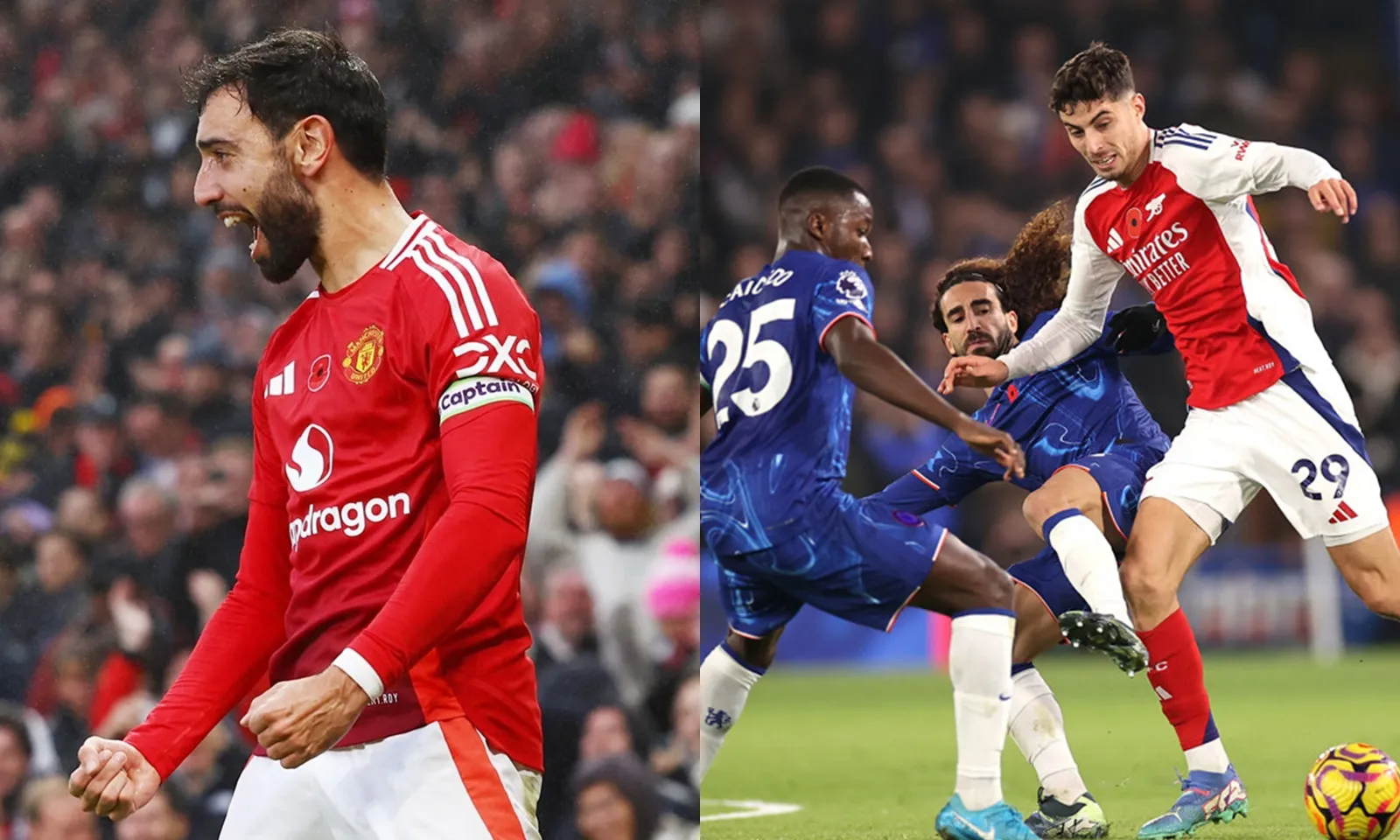 Kết quả Ngoại hạng Anh: MU tri ân rực rỡ Van Nistelrooy | Chelsea thoát thua trước Arsenal