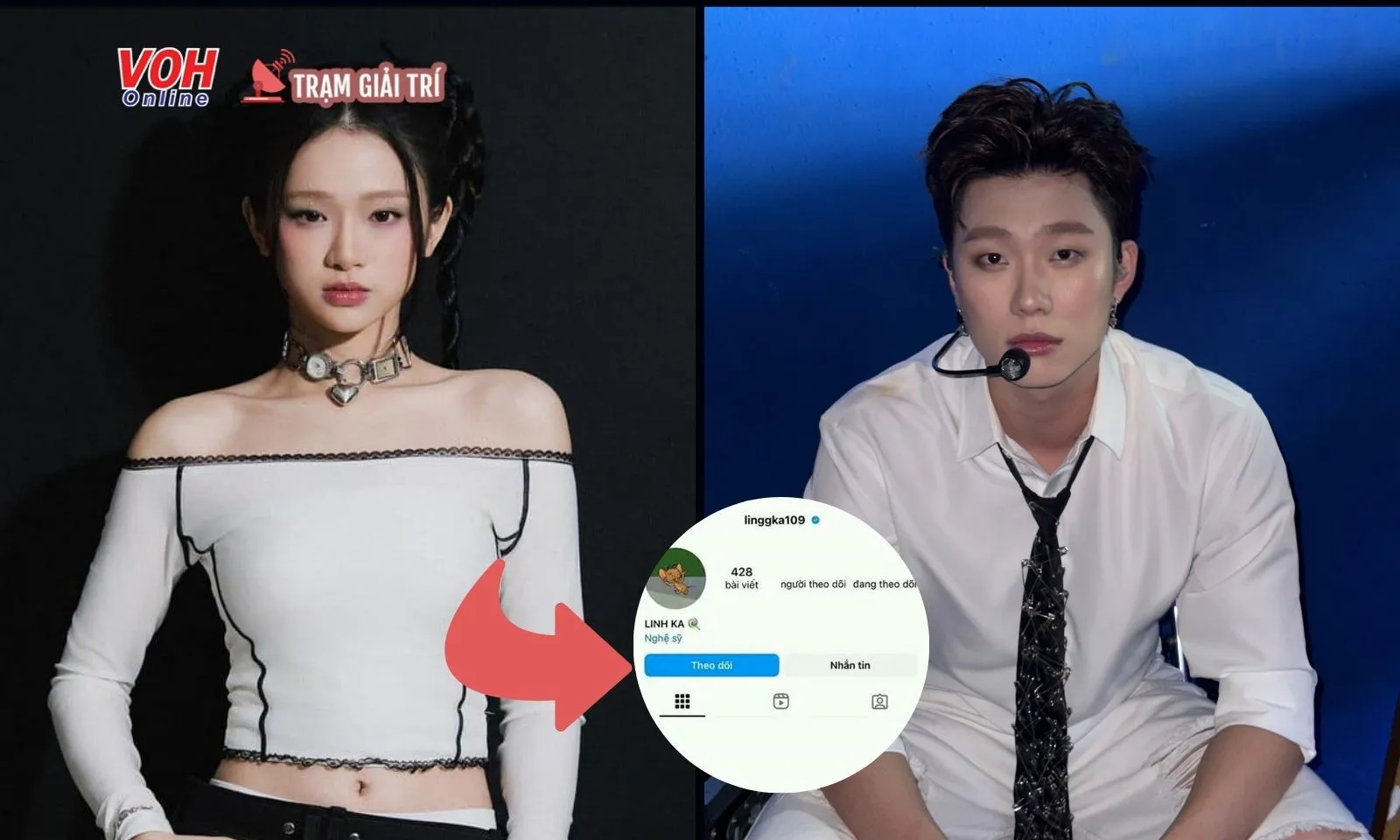 Linh Ka khoá trang cá nhân hậu ồn ào tình cảm với Dương Domic