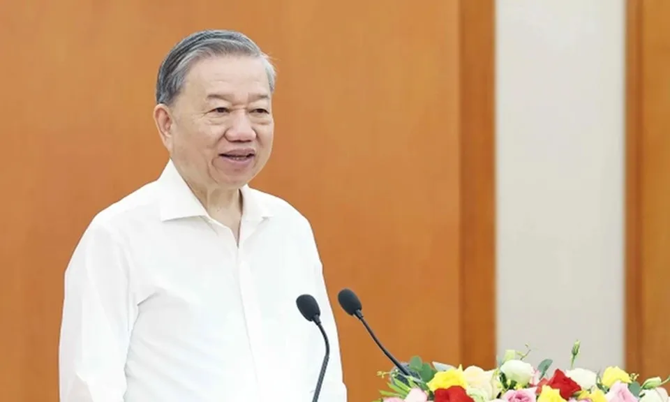 Tổng Bí thư Tô Lâm làm việc với Tiểu ban Văn kiện và Tiểu ban Điều lệ Đảng