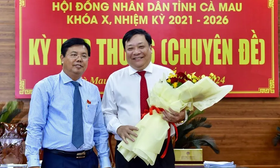 Ông Phạm Thành Ngại được bầu giữ chức danh Chủ tịch UBND tỉnh Cà Mau