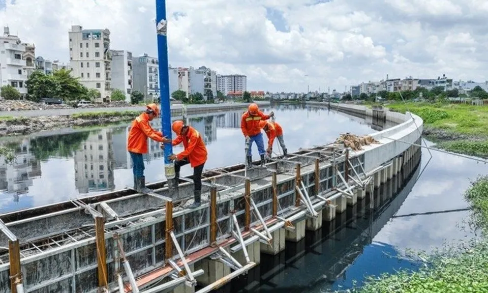 TPHCM: Tăng thêm hơn 830 tỷ đồng đầu tư dự án cải tạo kênh Tham Lương - Bến Cát