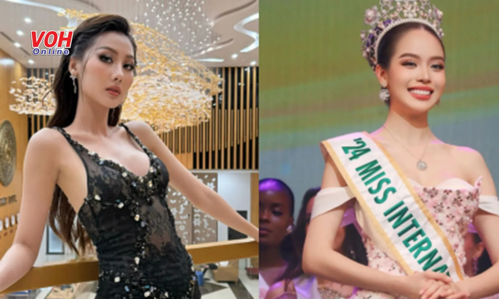 Quế Anh có động thái bất ngờ sau khi Thanh Thủy đăng quang Miss International 2024