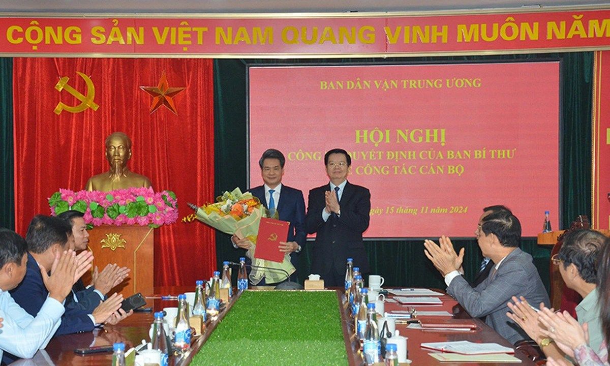Ban Bí thư bổ nhiệm trưởng Ban Nội chính Hà Nội giữ chức phó trưởng Ban Dân vận Trung ương