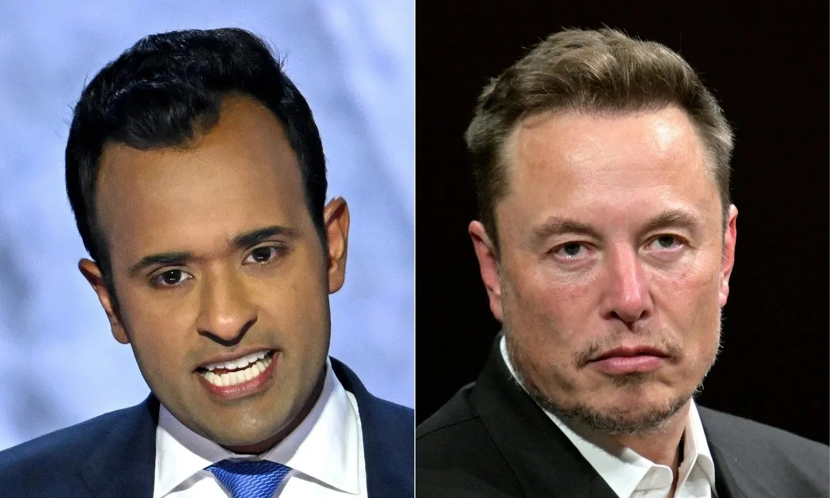 Elon Musk và Vivek Ramaswamy dẫn dắt cách mạng chính phủ của ông Donald Trump