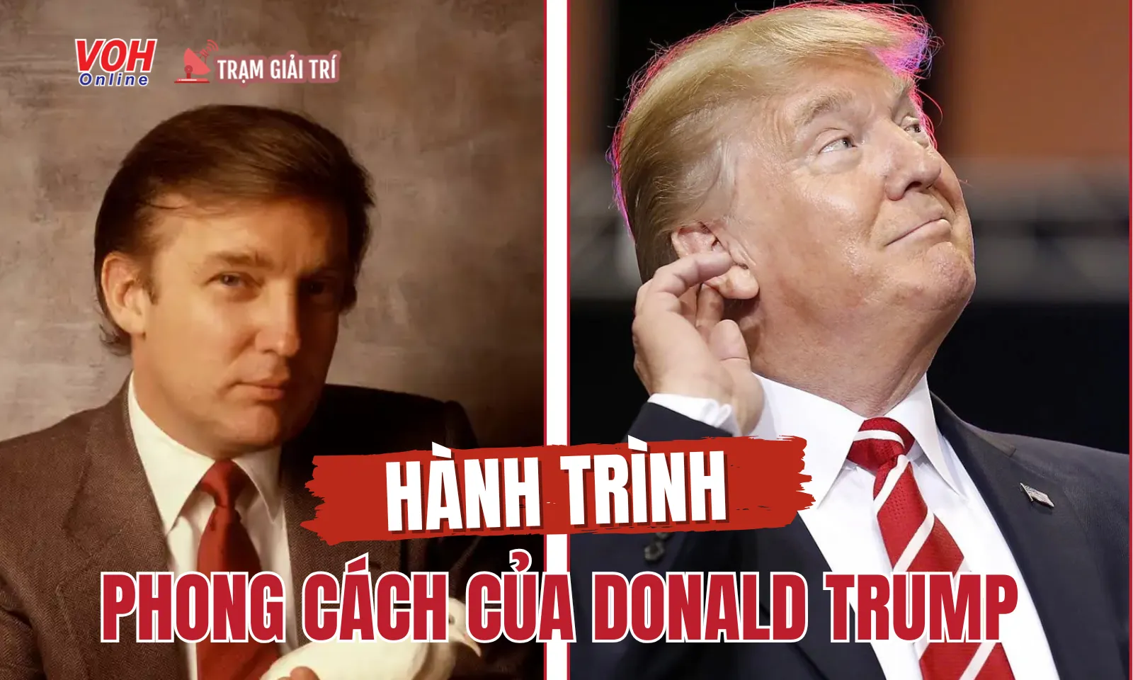 Hành trình phong cách của Donald Trump từ doanh nhân sang chính trị gia