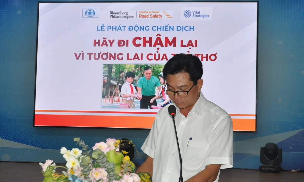 Đà Nẵng phát động chiến dịch an toàn giao thông: Hãy đi chậm lại vì tương lai của trẻ thơ