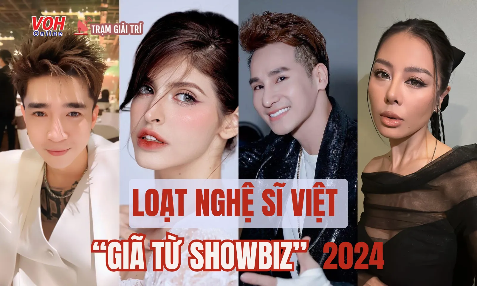 Điểm lại loạt nghệ sĩ Việt phải giã từ showbiz trong năm 2024